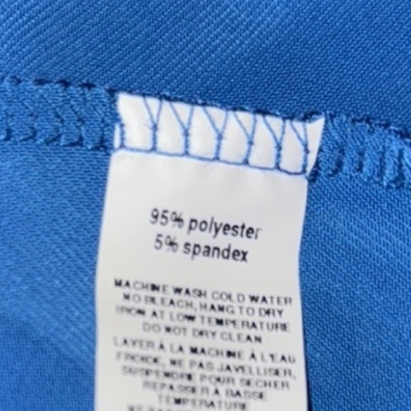 Reitmans Blue Sleeveless Midi Dress with V-Neck and Ruched Waist - Picture 12 of 12